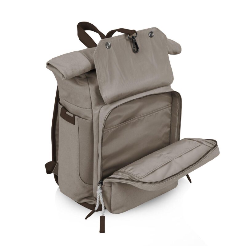 Picnic Time Carmel Roll-Top Picnic Backpack Cooler - Image 4