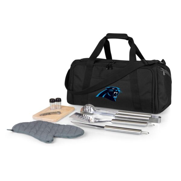 Picnic Time Carolina Panthers BBQ Grill Set and Cooler