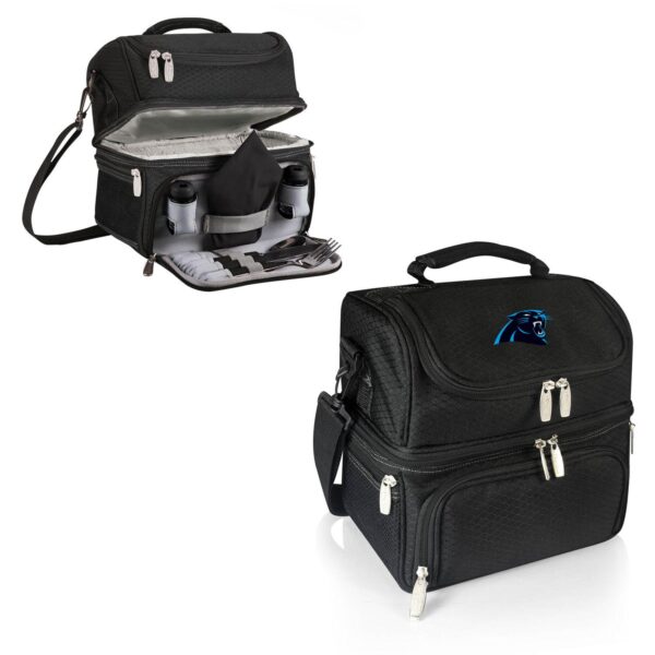 Picnic Time Carolina Panthers Pranzo 7-Piece Insulated Cooler Lunch Tote Set