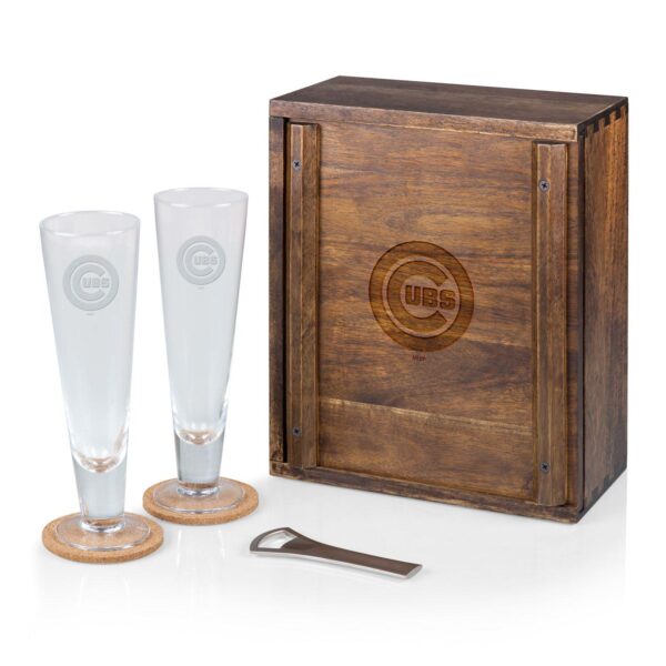 Picnic Time Chicago Cubs Pilsner Beer Gift Set