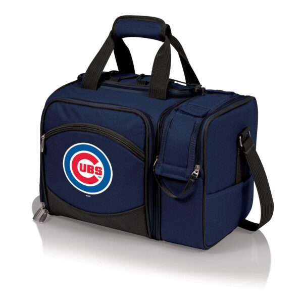 Picnic Time Chicago Cubs Malibu Picnic Basket Cooler Set