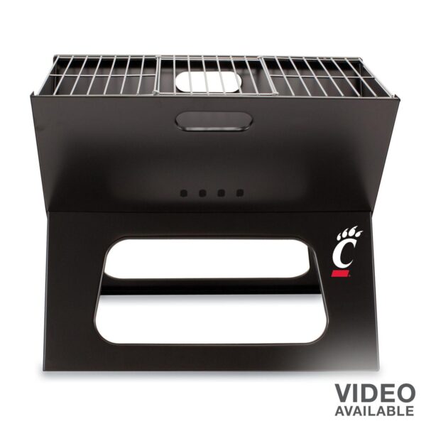 Picnic Time Cincinnati Bearcats Portable X-Grill