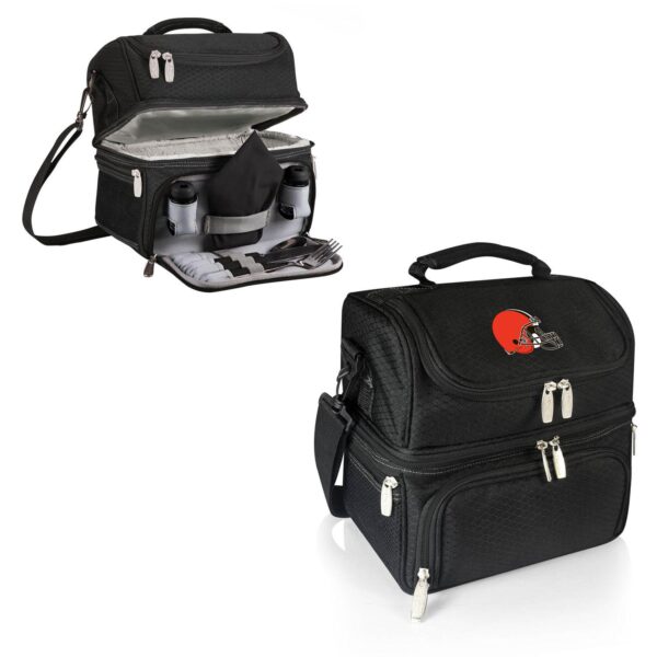 Picnic Time Cleveland Browns Pranzo 7-Piece Insulated Cooler Lunch Tote Set