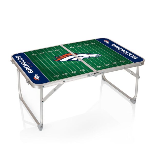 Picnic Time Denver Broncos Mini Portable Folding Table