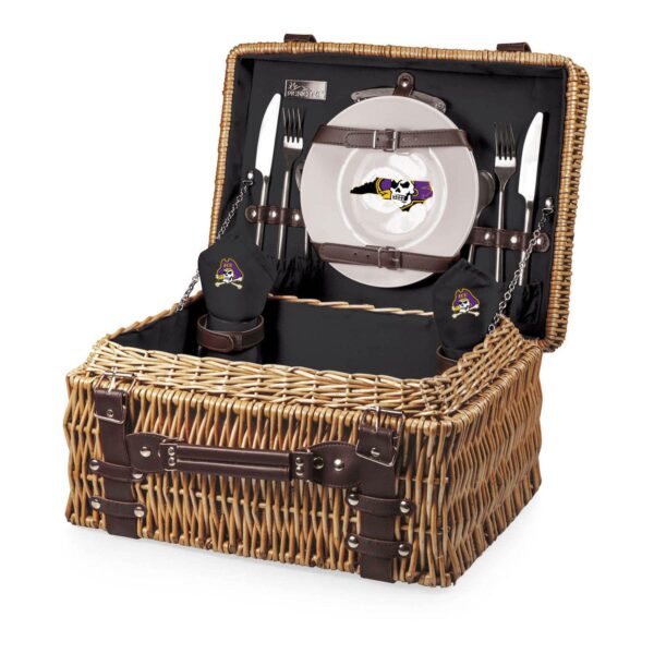 Picnic Time East Carolina Pirates Champion Picnic Basket Set