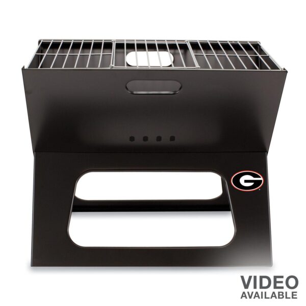 Picnic Time Georgia Bulldogs Portable X-Grill