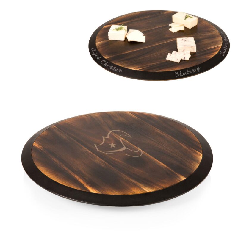 Picnic Time Houston Texans Lazy Susan Serving Tray - Image 2