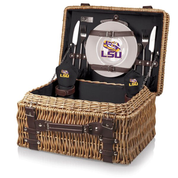 Picnic Time LSU Tigers Champion Picnic Basket Set