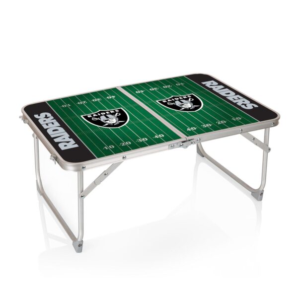 Picnic Time Las Vegas Raiders Mini Portable Folding Table