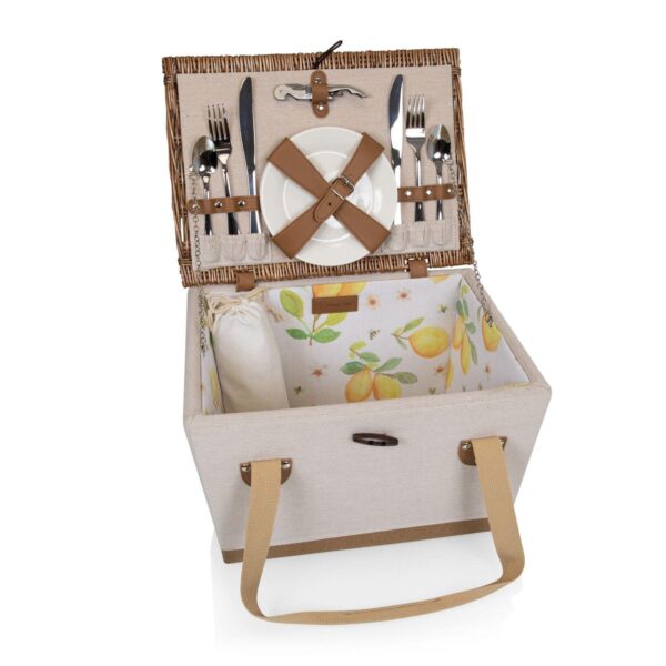 Picnic Time Lemongrove Picnic Basket for Two