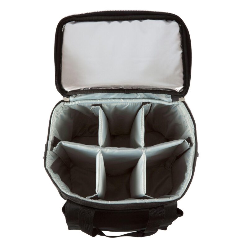 Picnic Time Los Angeles Chargers Cellar 6-Bottle Wine Carrier Cooler Trolley - Image 3