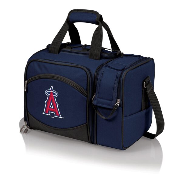 Picnic Time Los Angeles Angels of Anaheim Malibu Picnic Basket Cooler Set