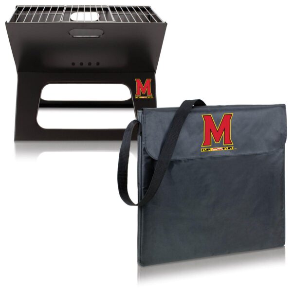 Picnic Time Maryland Terrapins Portable X-Grill