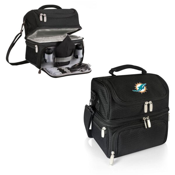 Picnic Time Miami Dolphins Pranzo 7-Piece Insulated Cooler Lunch Tote Set