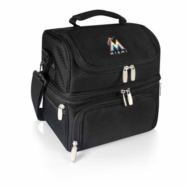 Picnic Time Miami Marlins Pranzo 7-Piece Insulated Cooler Lunch Tote Set