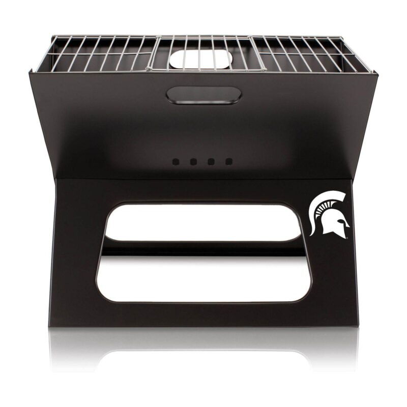 Picnic Time Michigan State Spartans Portable X-Grill - Image 3