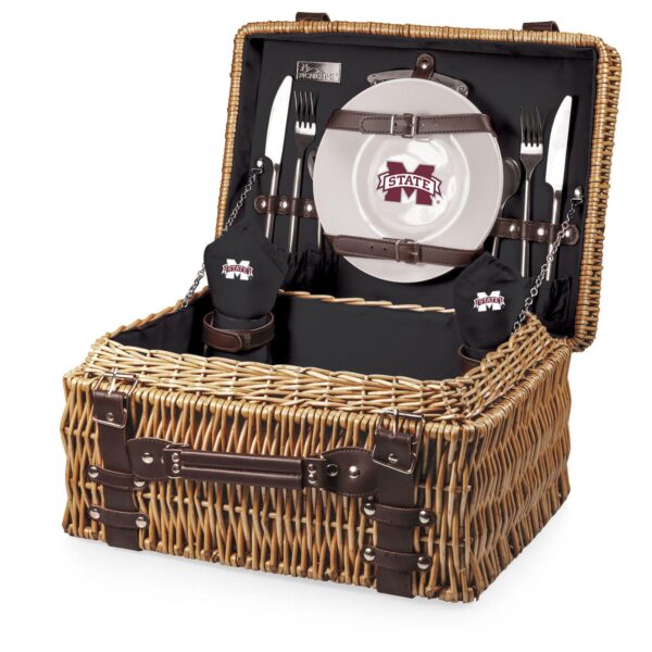 Picnic Time Mississippi State Bulldogs Champion Picnic Basket Set