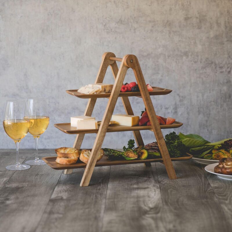 Picnic Time Missouri Tigers Tiered Ladder Serving Station - Image 4