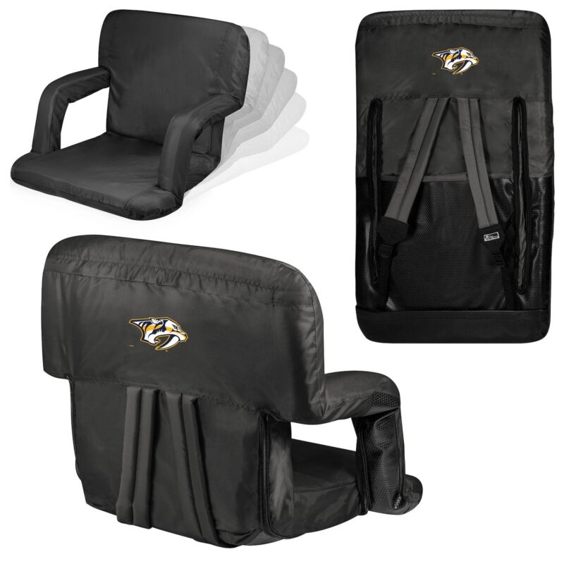 Picnic Time Nashville Predators Ventura Reclining Stadium Seat - Image 3