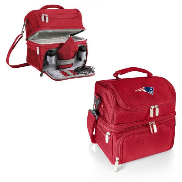 Picnic Time New England Patriots Pranzo 7-Piece Insulated Cooler Lunch Tote Set