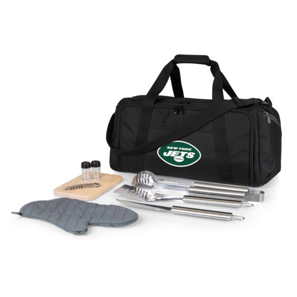 Picnic Time New York Jets BBQ Grill Set and Cooler