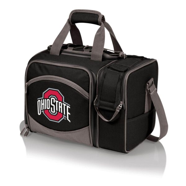 Picnic Time Ohio State Buckeyes Malibu Picnic Basket Cooler Set