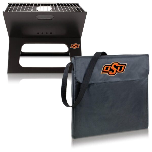 Picnic Time Oklahoma State Cowboys Portable X-Grill