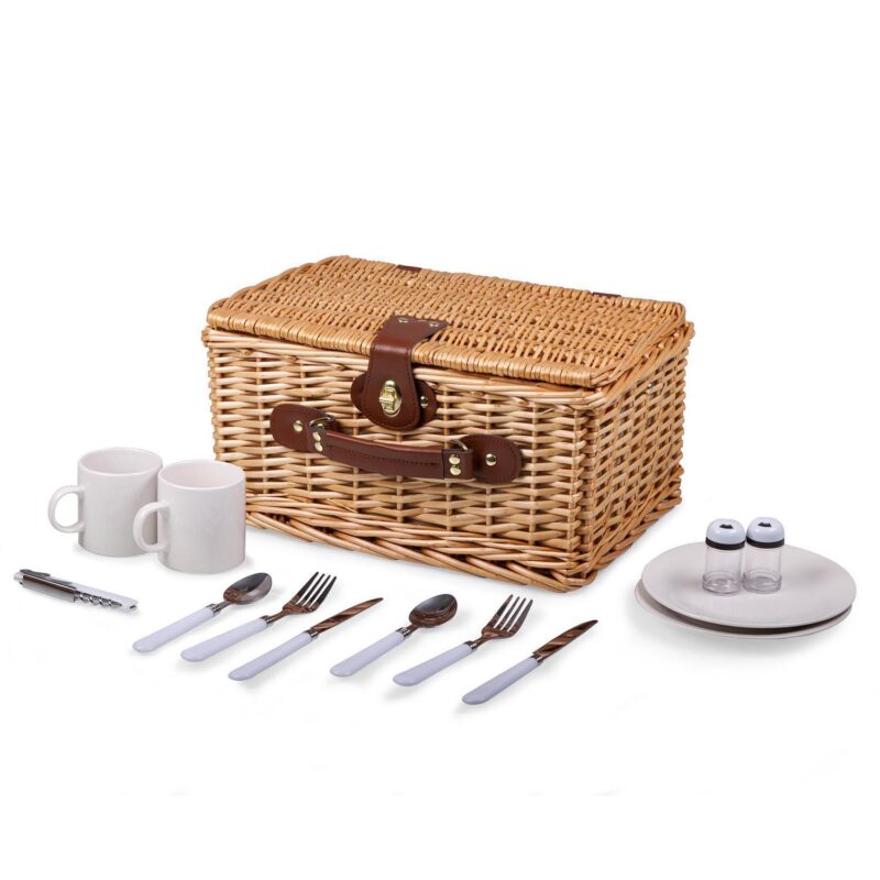 Picnic Time Red and White Plaid Catalina Basket - Image 2