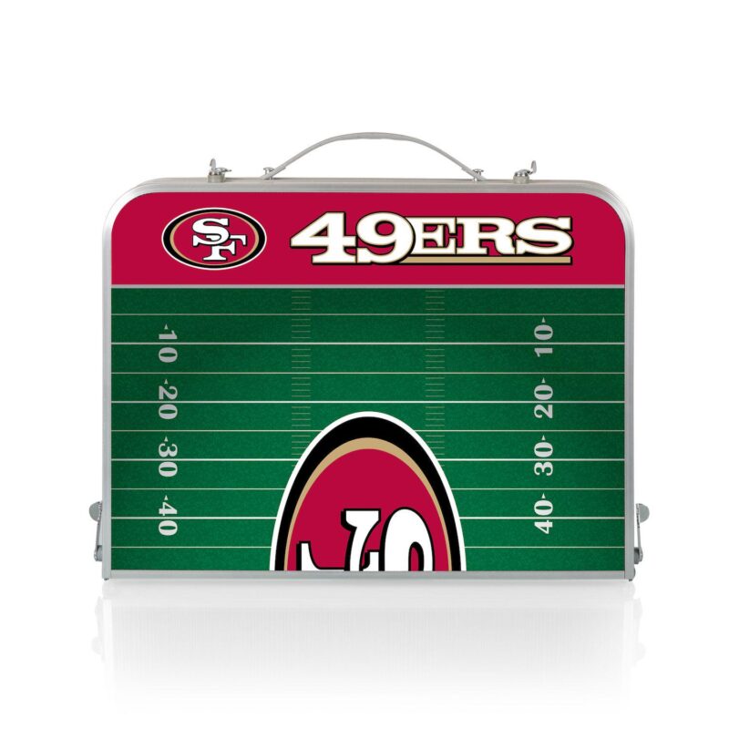 Picnic Time San Francisco 49ers Mini Portable Folding Table - Image 3