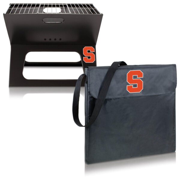 Picnic Time Syracuse Orange Portable X-Grill