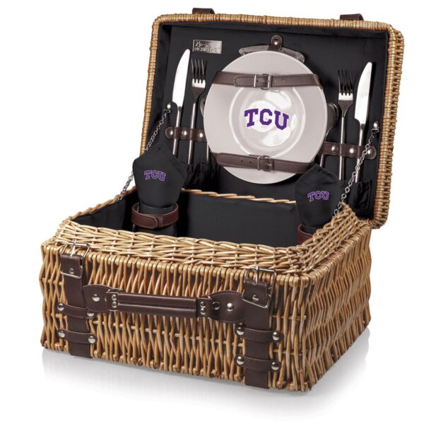 Picnic Time TCU Horned Frogs Champion Picnic Basket Set