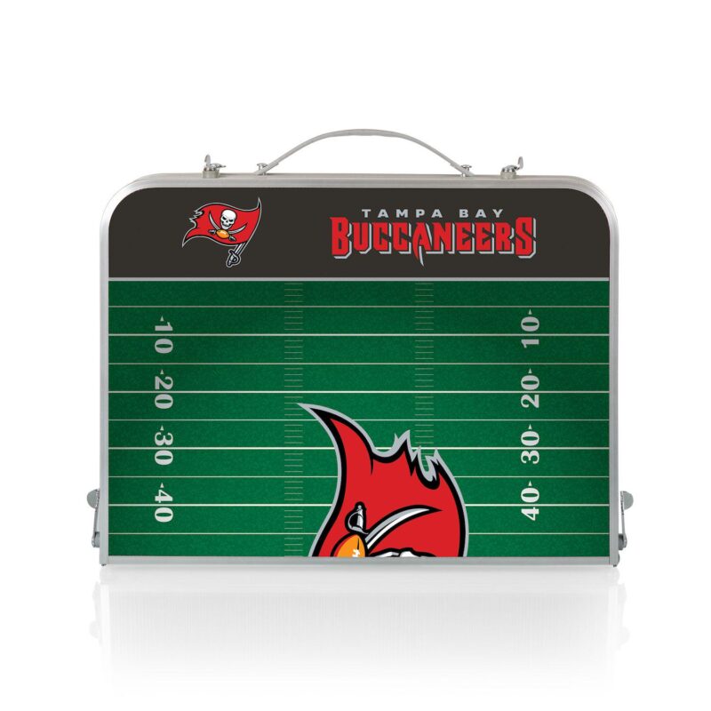 Picnic Time Tampa Bay Buccaneers Mini Portable Folding Table - Image 3