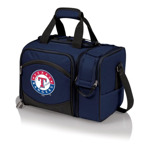 Picnic Time Texas Rangers Malibu Picnic Basket Cooler Set