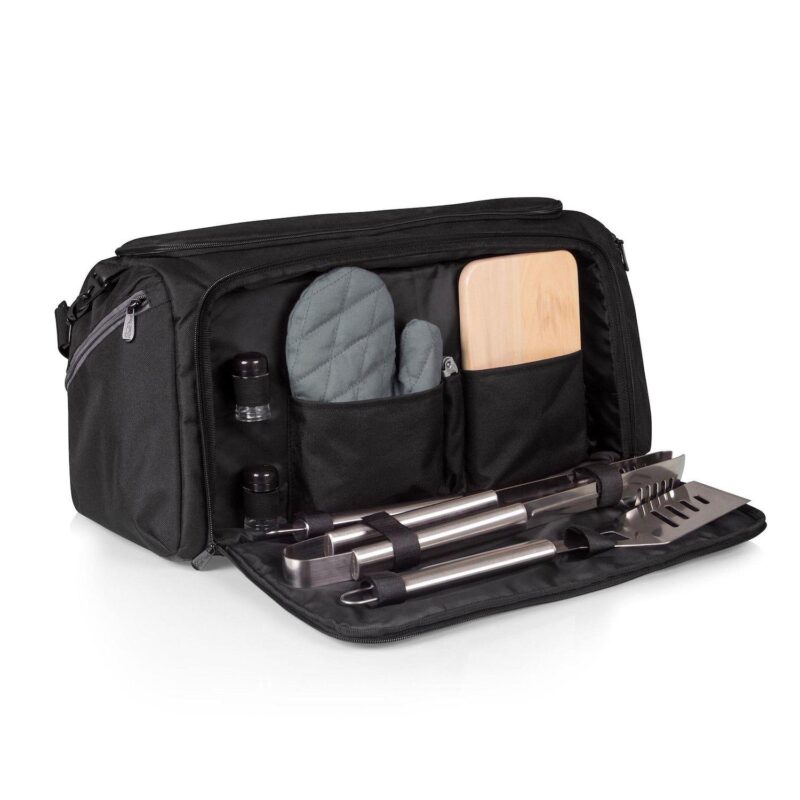 Picnic Time West Virginia Mountaineers BBQ Grill Set and Cooler - Image 3