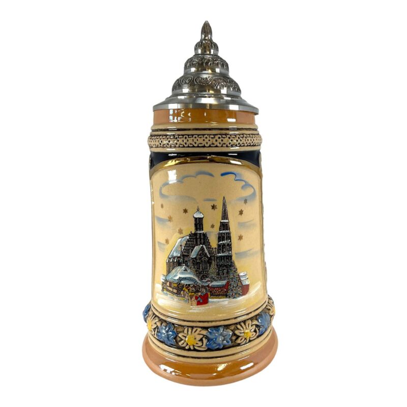 Pinnacle Peak Trading Nuernberg Christmas Market German Beer Stein Nuremberg Nurnberg By King Werk - Image 2