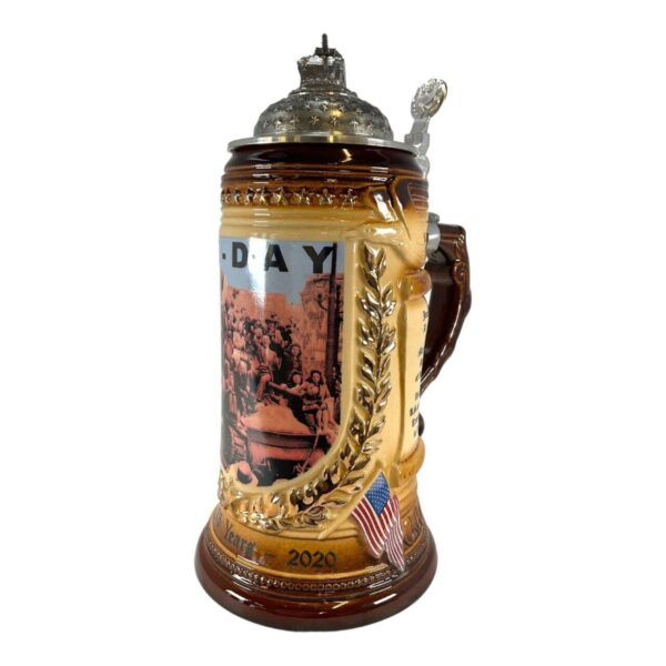 Pinnacle Peak Trading Ve Day World War Ii 75th Anniversary Le German Stoneware Beer Stein .75l