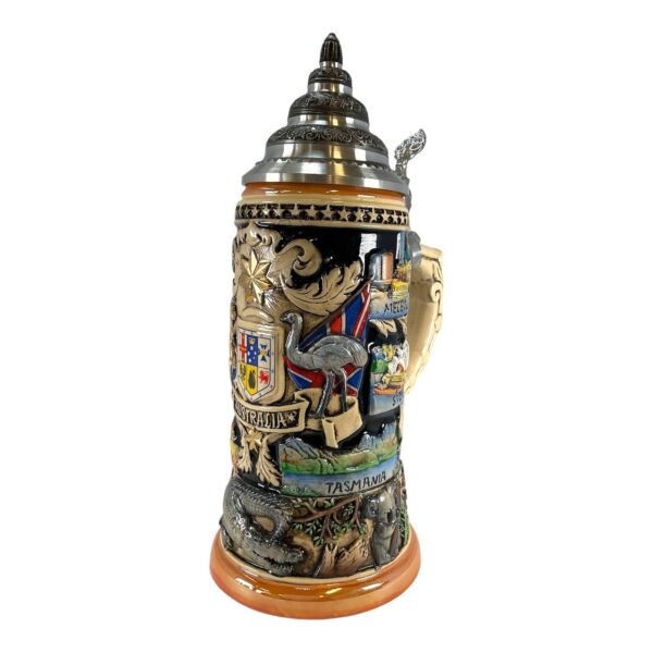 Pinnacle Peak Trading Australia Le German Beer Stein With Pewter Lid 1 Liter Made In Germany