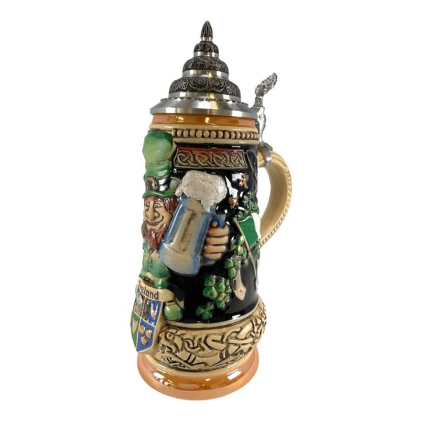 Pinnacle Peak Trading Company Ireland Le German Beer Stein With Pewter Lid .5 Liter