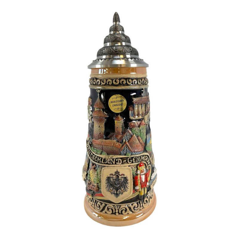 Pinnacle Peak Trading Deutschland Germany Painted City Landscapes Le German Beer Stein .5 L - Image 2