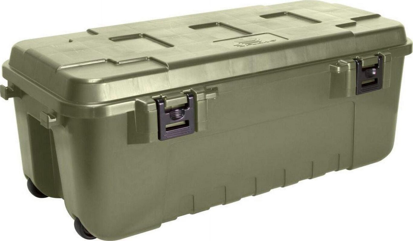 Plano Storage Trunk with Wheels, Large, 108-Quart Lockable Storage Box - Image 2