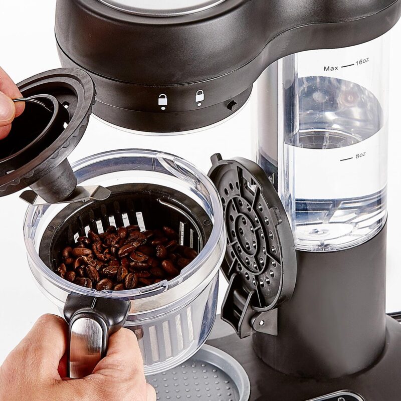 PowerXL Grind and Go Plus Coffee Maker, Automatic Single-Serve Coffee Machine with 16-Oz - Image 3