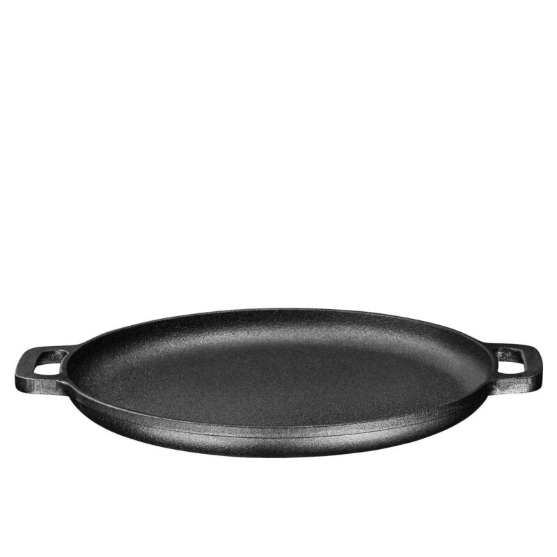 Pre-seasoned Cast Iron Skillet With Dual Handles For Grill, Deep Frying, And Oven Cooking - Image 3