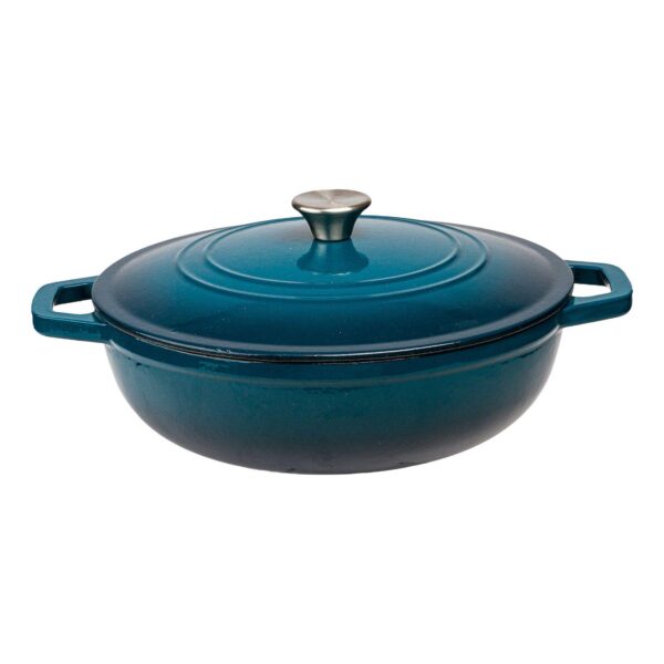 Premium Enameled Cast Iron Dutch Oven Braiser