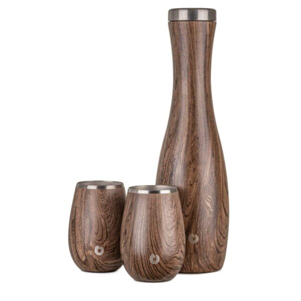 Premium Insulated Wine Carafe And Wine Glass Set