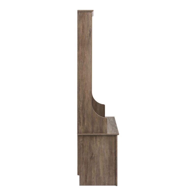 Prepac Drifted Gray Hall Tree with Shoe Storage - Image 4