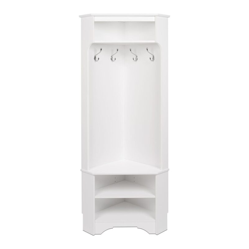 Prepac Entryway Hall Tree Storage Cabinet - Image 2