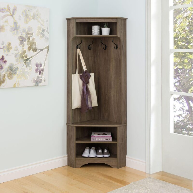 Prepac Entryway Hall Tree Storage Cabinet - Image 5