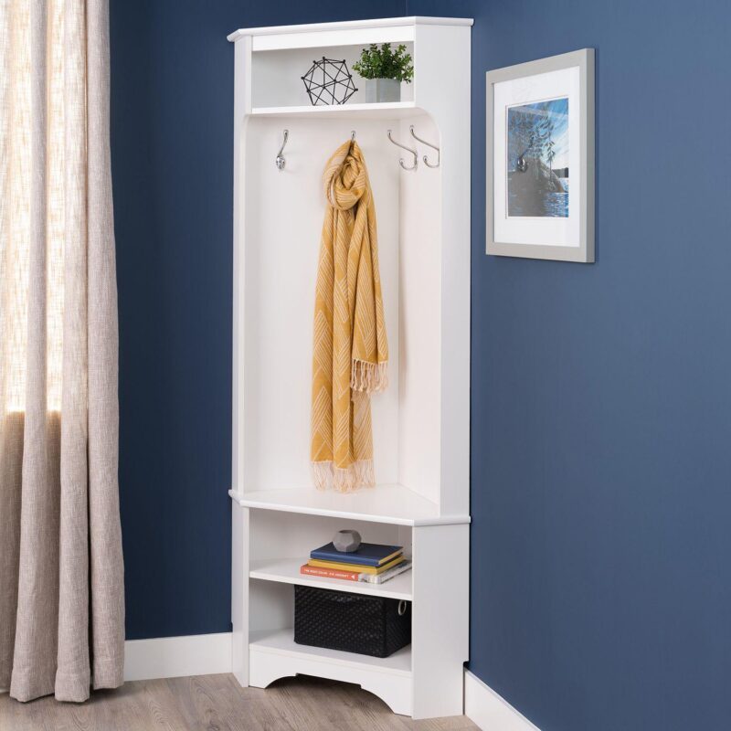 Prepac Entryway Hall Tree Storage Cabinet - Image 3