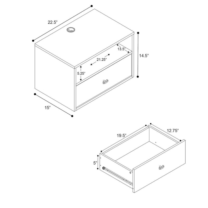 Prepac Floating Nightstand Wall Decor - Image 13