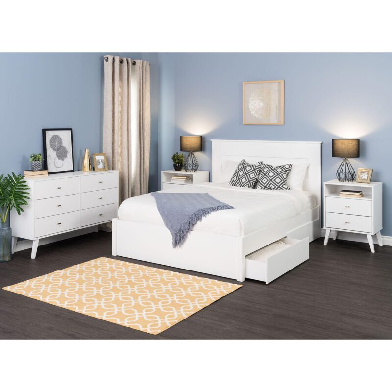 Prepac Milo 2-Drawer Tall Nightstand - Image 7